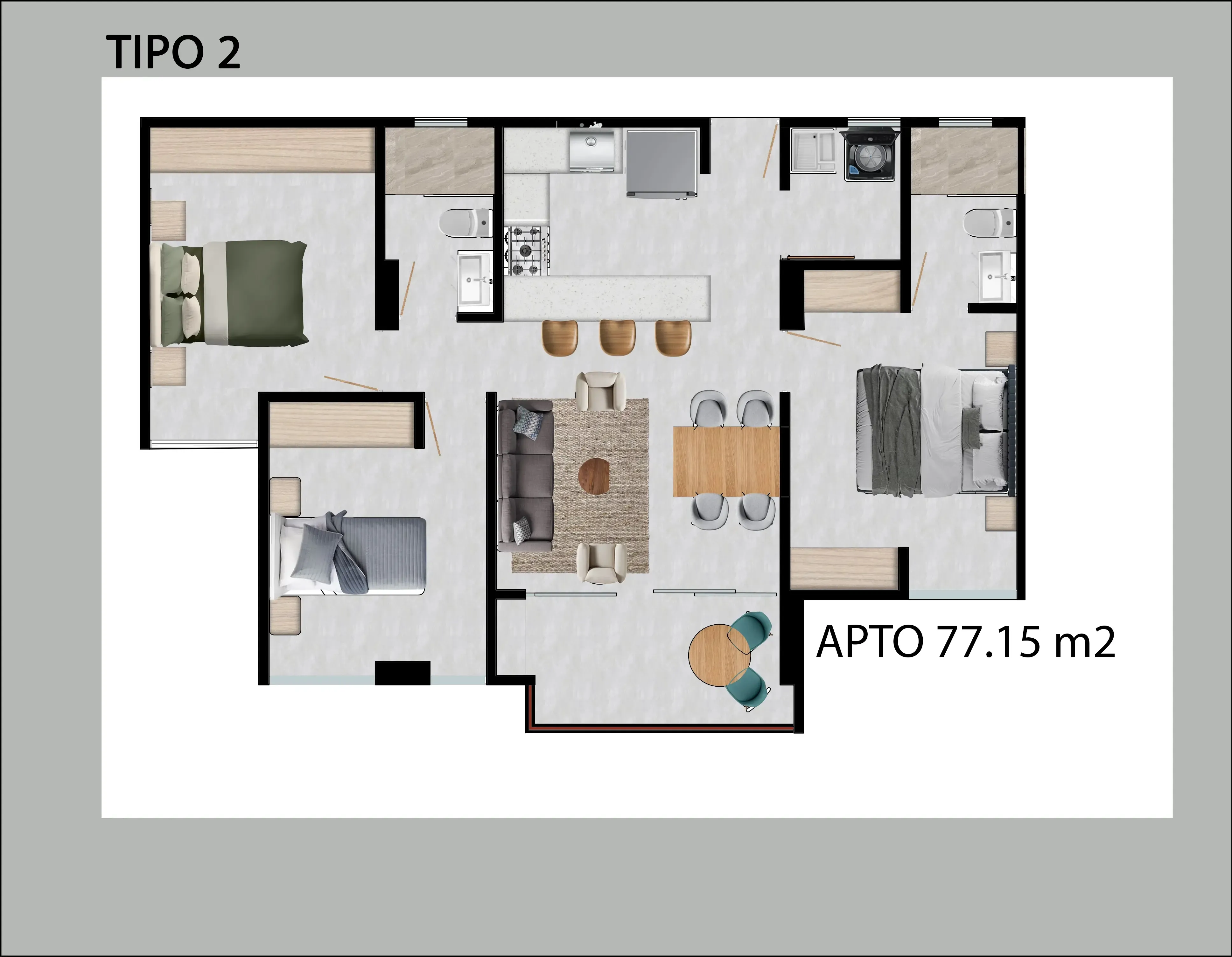 Apartamento Tipo 2