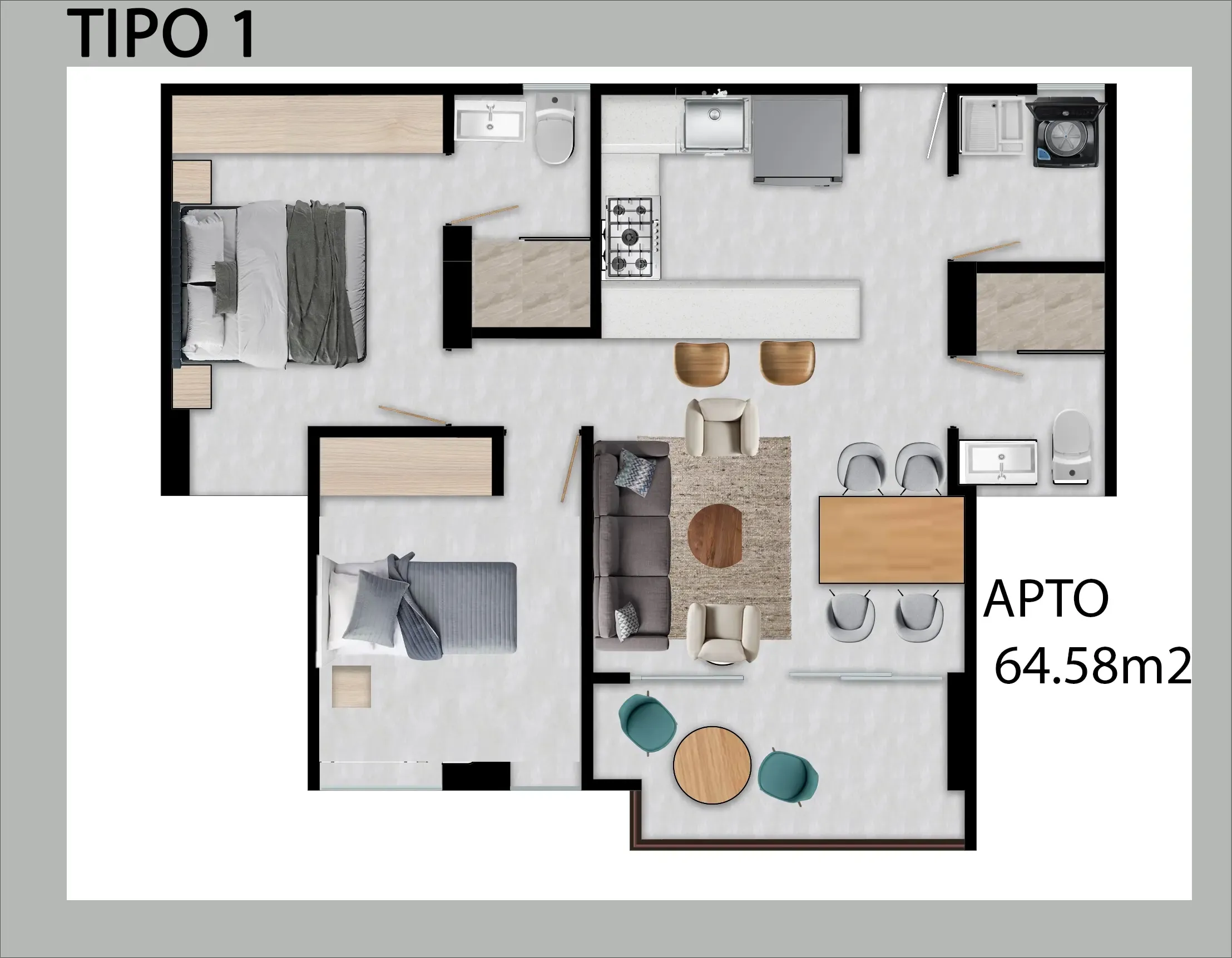 Apartamento Tipo 1